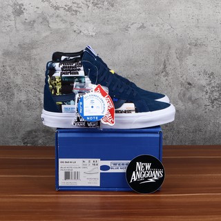 Sepatu Vans SK8 Hi X Blue Note Record X DQM OG Dress Blue Navy BNIB