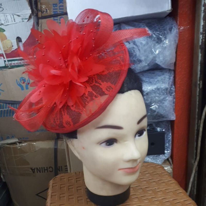 Jual topi fascinator renda | Shopee Indonesia