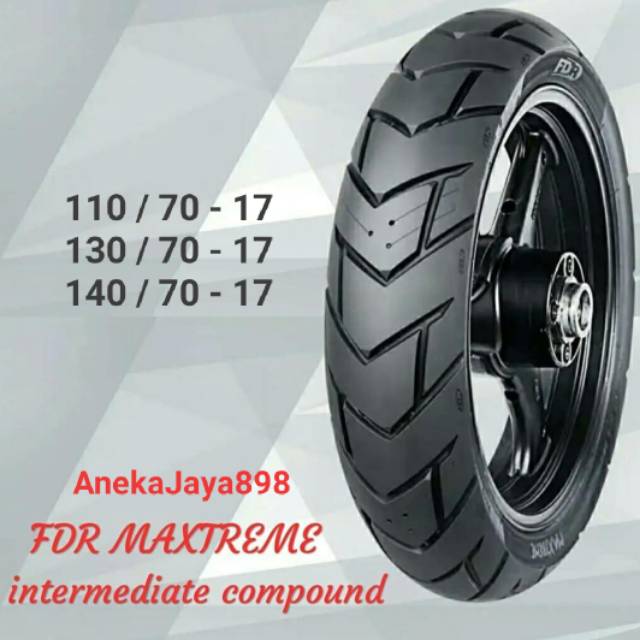Jual Ban 130/70-17 dan 140/70-17 Tubbless FDR Maxtreme | Shopee Indonesia