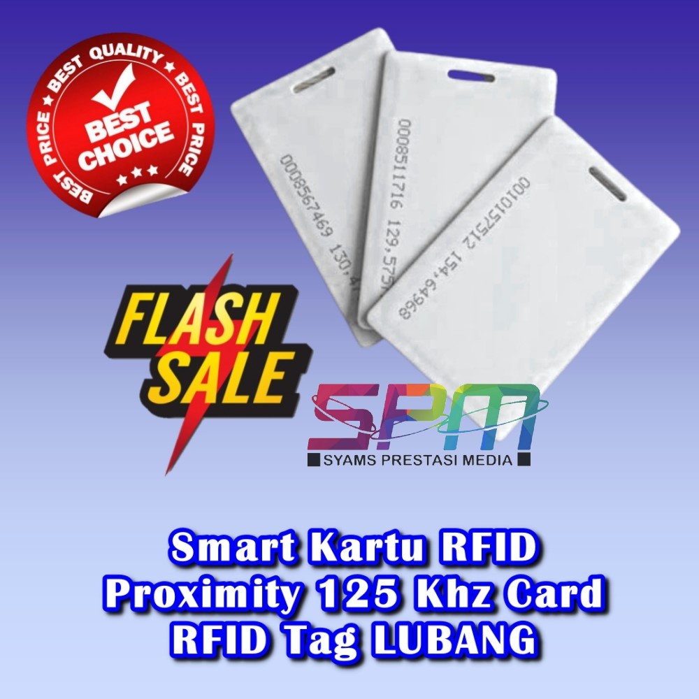 Jual Smart Kartu RFID Proximity 125 Khz Card RFID Tag LUBANG HARGA PER ...