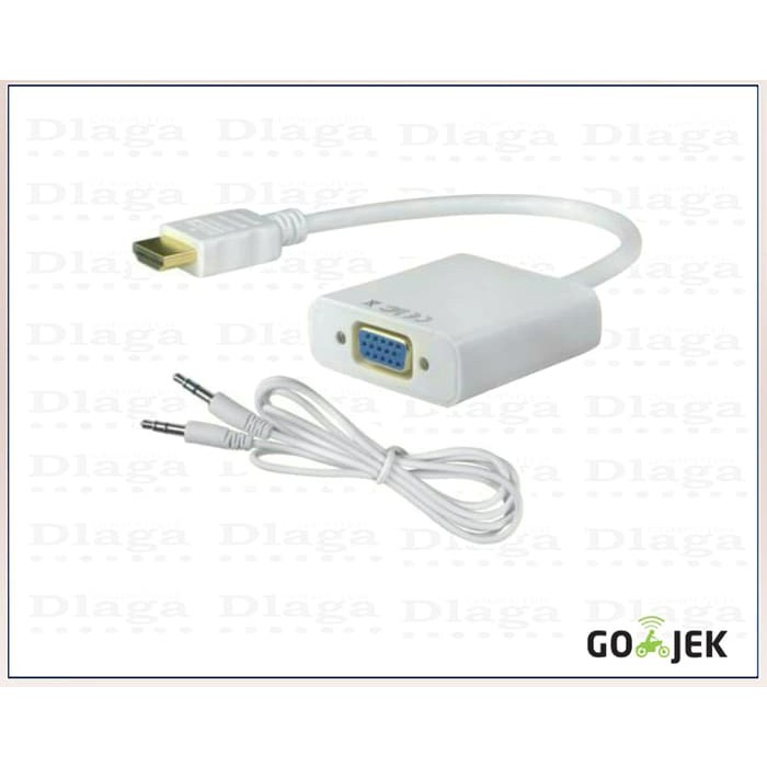 Jual Kabel Hdmi Ke Vga To Lcd Tv Proyektor Converter Hdmi To Vga