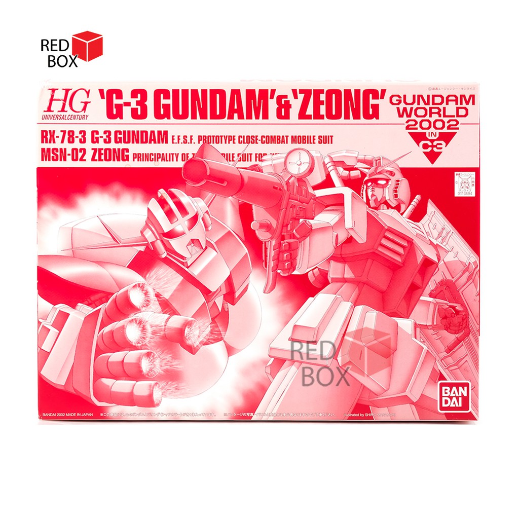 Jual HG 1/144 RX-78-2 G-3 Gundam & Zeong - Gundam World 2002 C3