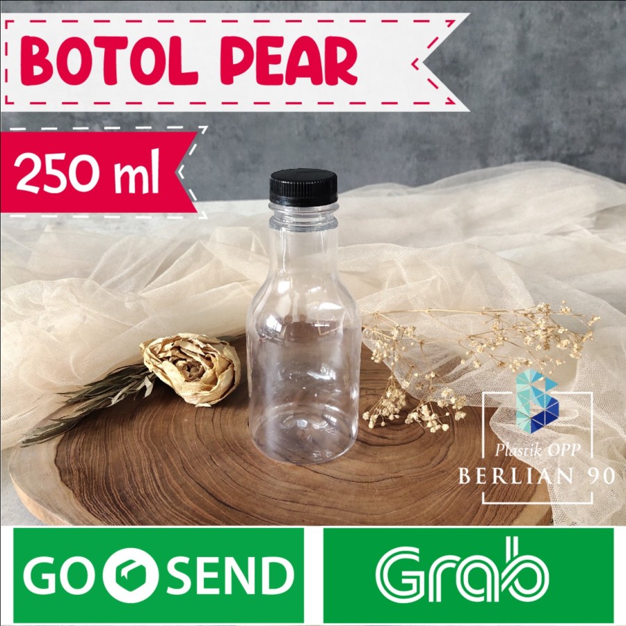 Jual Botol Pear 250 ml Botol Plastik Pear Botol Plastik 250ml Botol Pir ...