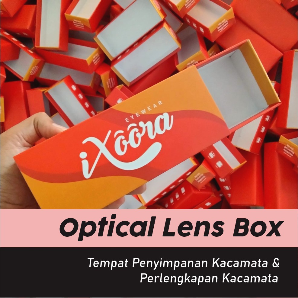 Jual Optical Lens Box Branding Kacamata Tempat Penyimpanan Kacamata