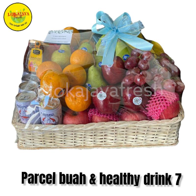Parcel Buah + Bear Brand + UC 1000 | Parcel Buah Segar Mix bear brand + UC 1000  | Parsel Buah | Parsel Buah Segar | Hampers Buah Segar | Jakarta