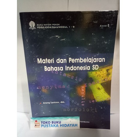 Jual Buku Materi Dan Pembelajaran Indonesia SD Edisi 1 - Anang Santoso ...