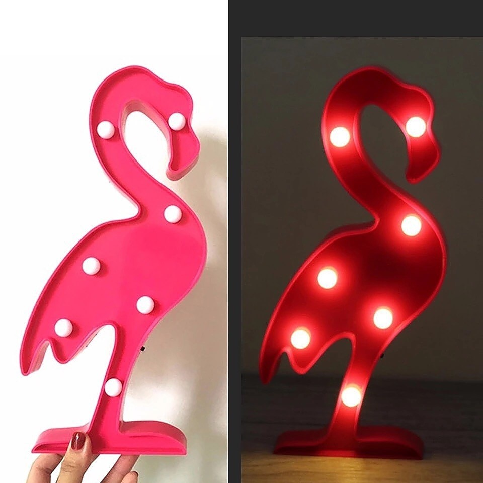 Jual Marquee Lampu LED flamingo hiasan ulang tahun,dekorasi & lampu ...