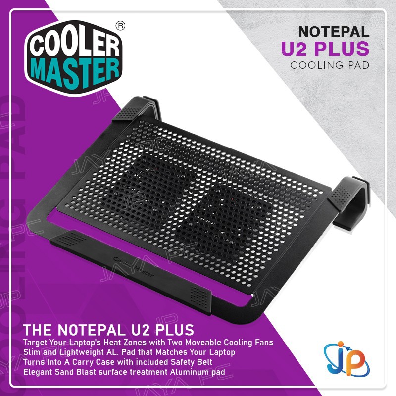 Jual Cooler Master Notepal U2 Plus Cooler/ Cooling Pad Fan Laptop 14 ...