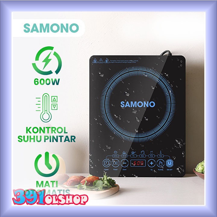 Jual Kompor Induksi Kompor Listrik Smart Touch Screen Waterproof Samono