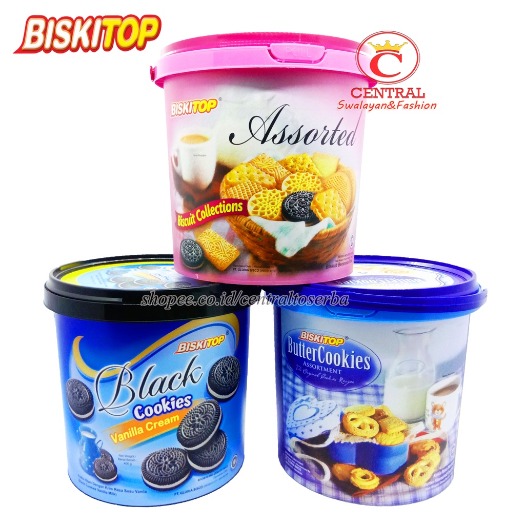 Jual BISKITOP BUTTER COOKIES 370/centraltrenggalek Shopee Indonesia
