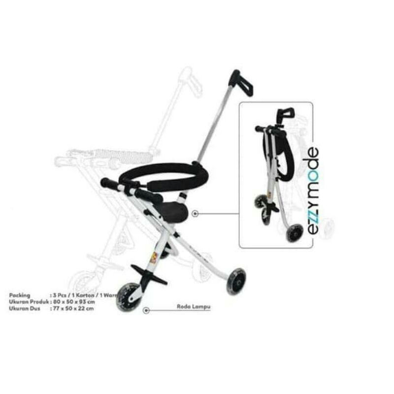 Stroller duduk 2025 roda 3