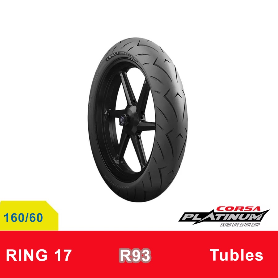 Jual Ban Motor Corsa R93 Platinum 160/60 Ring 17 - Ban motor tubles ...