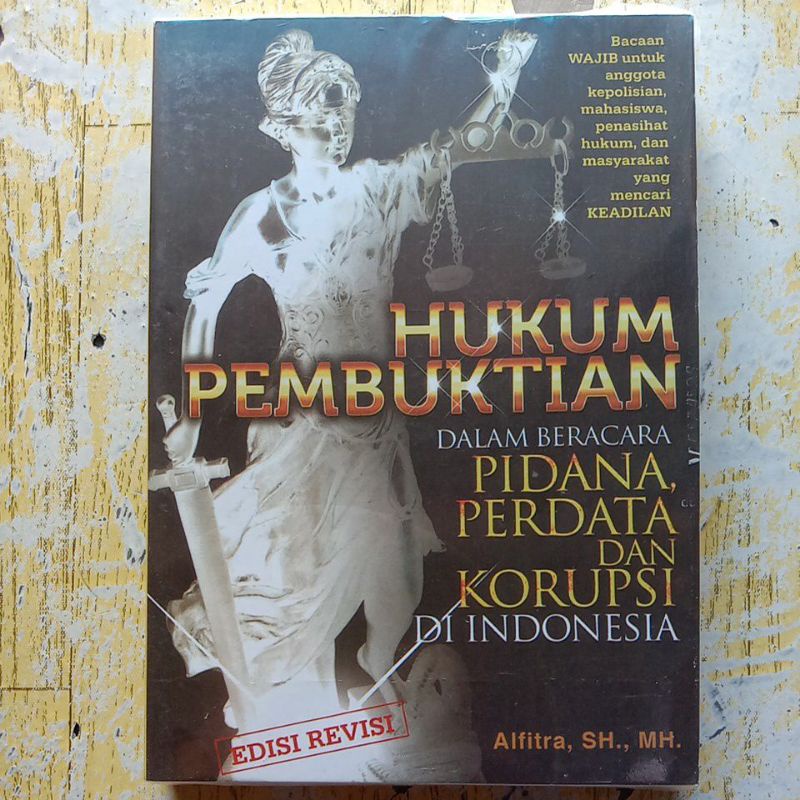 Jual Hukum Pembuktian Dalam Beracara Pidana,Perdata Dan Korupsi Di ...