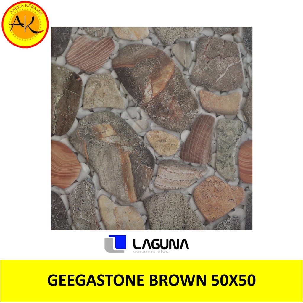 Jual Keramik Lantai Kasar Motif Batu Coral Timbul 50x50 Geegastone