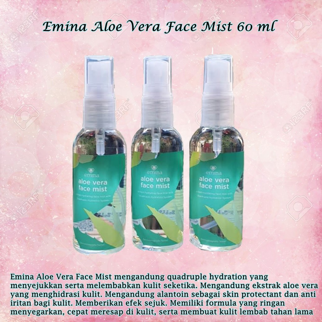 Jual Emina Aloe Vera Face Mist 60 ml Shopee Indonesia