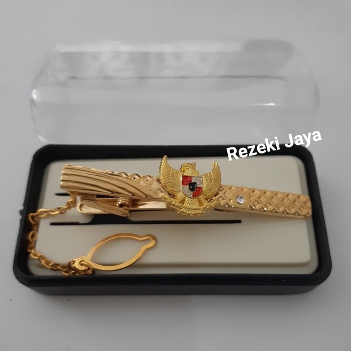 Jual Jepit dasi Jepitan dasi penjepit dasi garuda Plus Box kwalitas ...