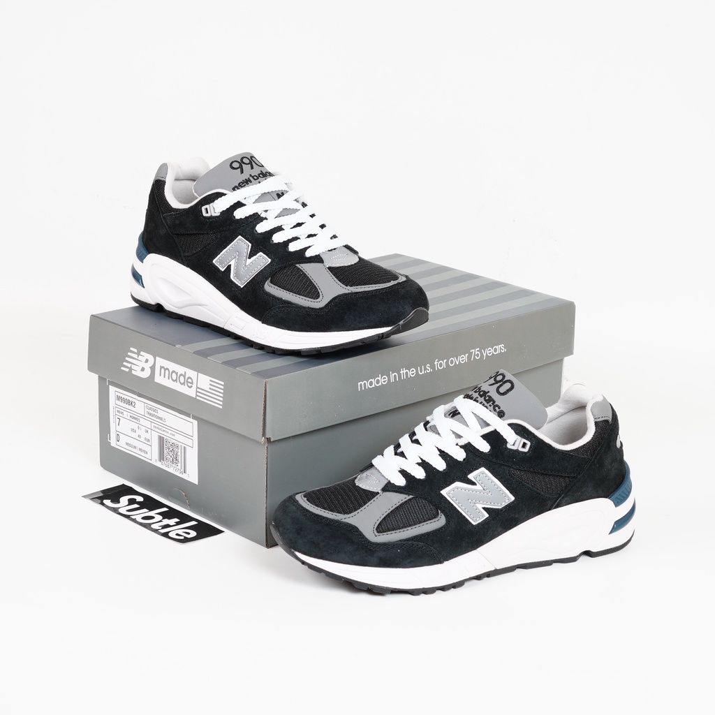 Jual NB New Balance 990 M990BK2 Heritage Black Pewter Size 39 - 44 | Shopee  Indonesia