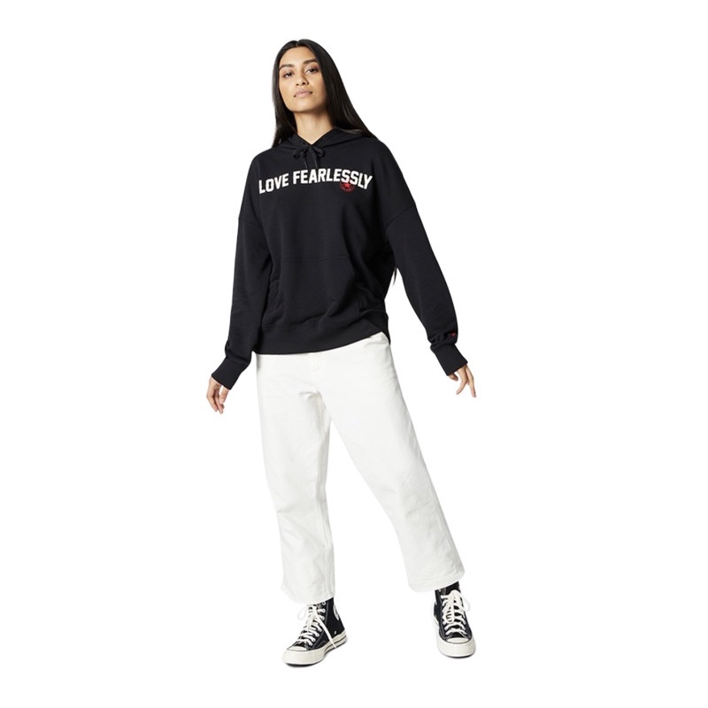 Converse love fearlessly hoodie sale