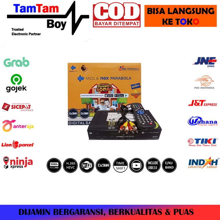 Jual Receiver Parabola Nex Parabola Combo HD Hybrid Set Top Box DVBT2