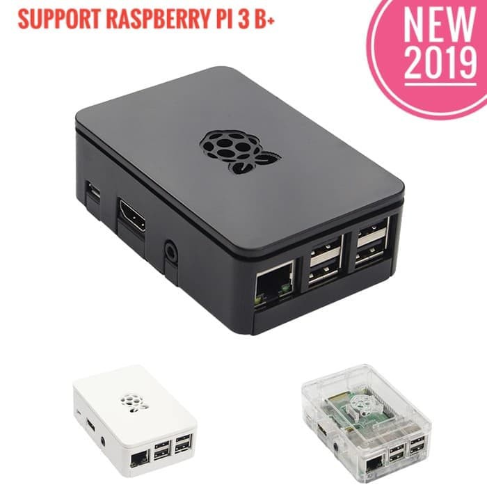 Jual Raspberry Pi 3 ABS Plastic Case Box enclosure Tahan Panas Logo ...