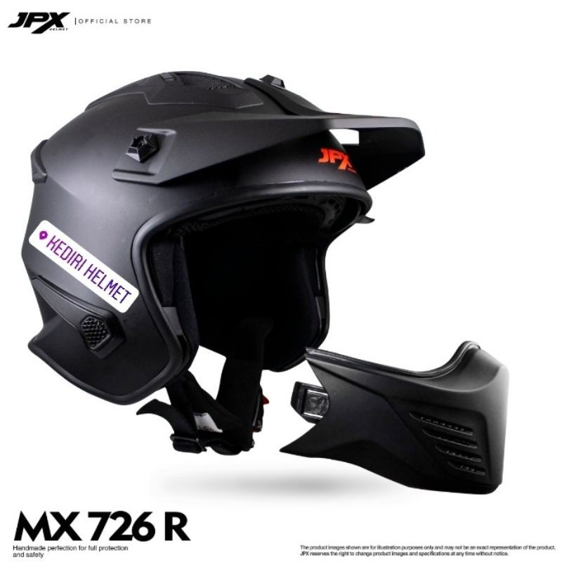Jual Helm JPX MX 726 R full half face original Shopee Indonesia
