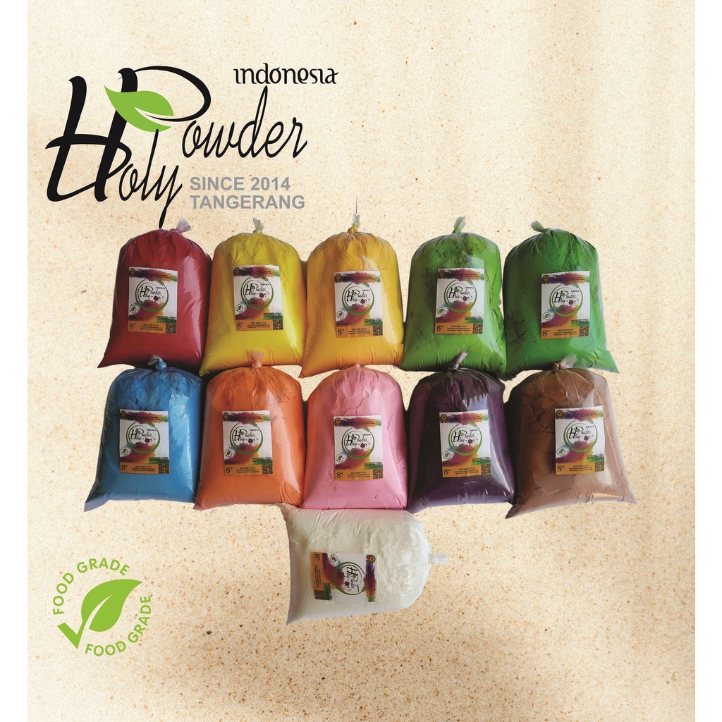 Jual Holy Powder Holi Powder Tepung Warna Bubuk Warna Color Run TERSEDIA HARGA GROSIR