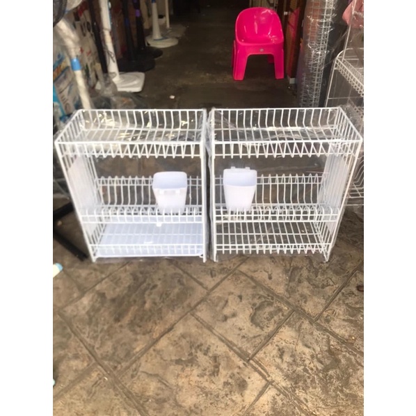 Jual Rak Piring Kawat 3 Susun Modeline + Tatakan Tempat Sendok | Shopee ...