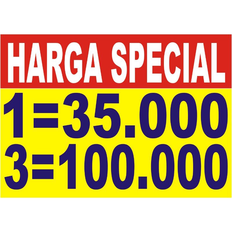 Jual Harga Special / Tag harga / KERTAS TULISAN LAMINATING / KERTAS