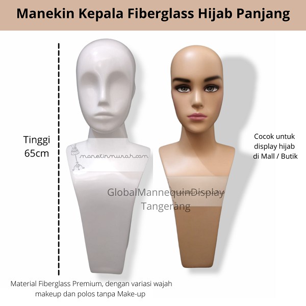 Jual Manekin Kepala Jilbab Manekin Kepala Dewasa Shopee Indonesia