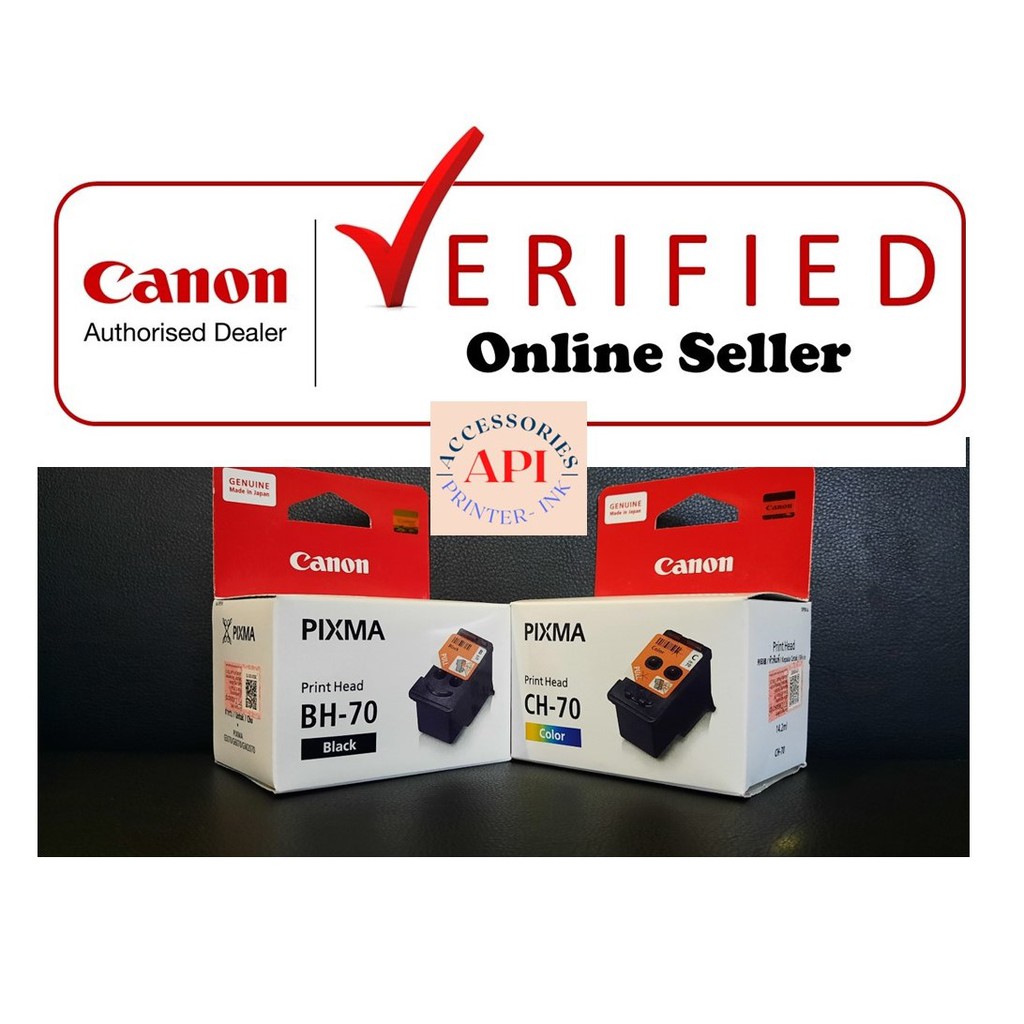 Jual Printhead Catridge BH70 Black CH70 Colour - Canon G1020 G1730 ...