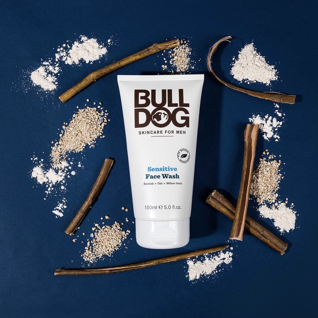 Jual Bull Dog Men Sensitive Face Wash Baobab Oat Willow Sabun Wajah ...