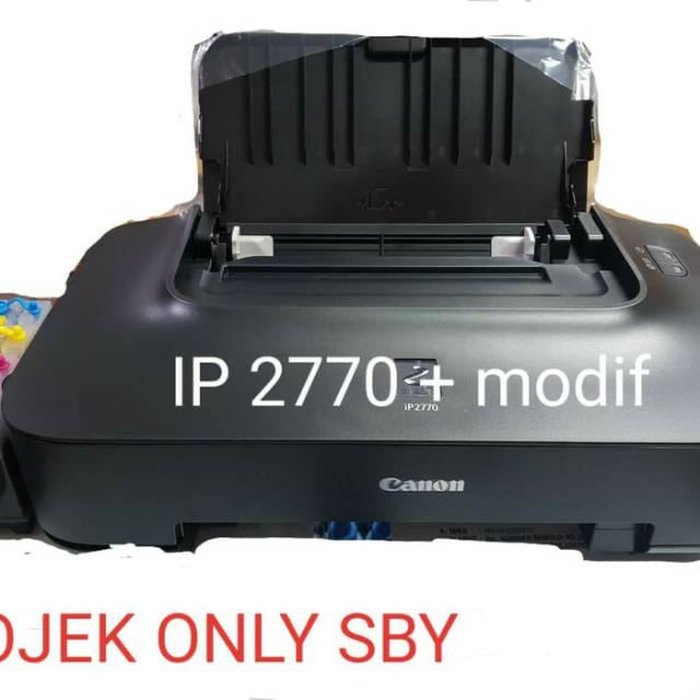 Jual Printer Canon Pixma Ip2770 Modifikasi Sudah Termasuk Tinta And Tabung Modif 100ml Gojek 6281