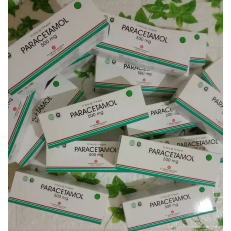 Jual Paracetamol Tablet Mg Box Tablet Shopee Indonesia