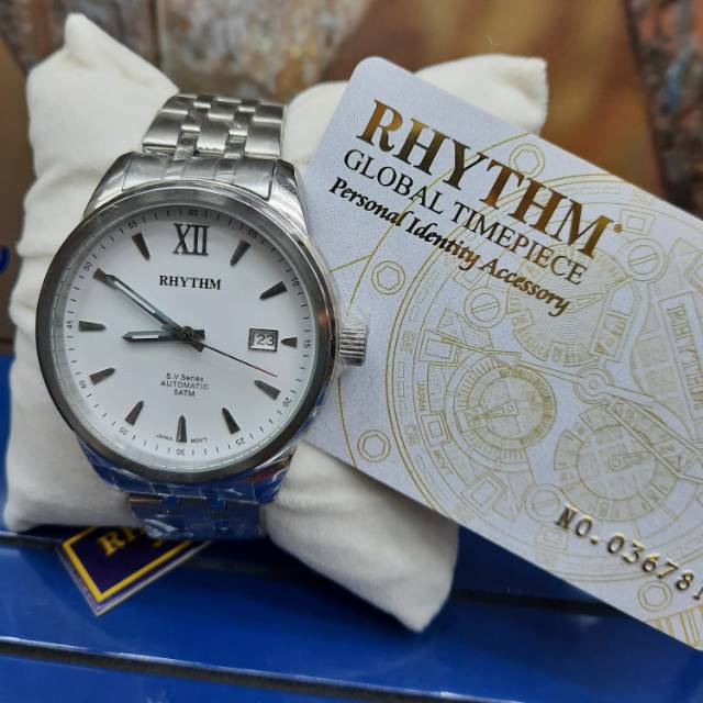 Jual Jam Tangan Pria Automatic Rhythm 1503 Original | Shopee Indonesia
