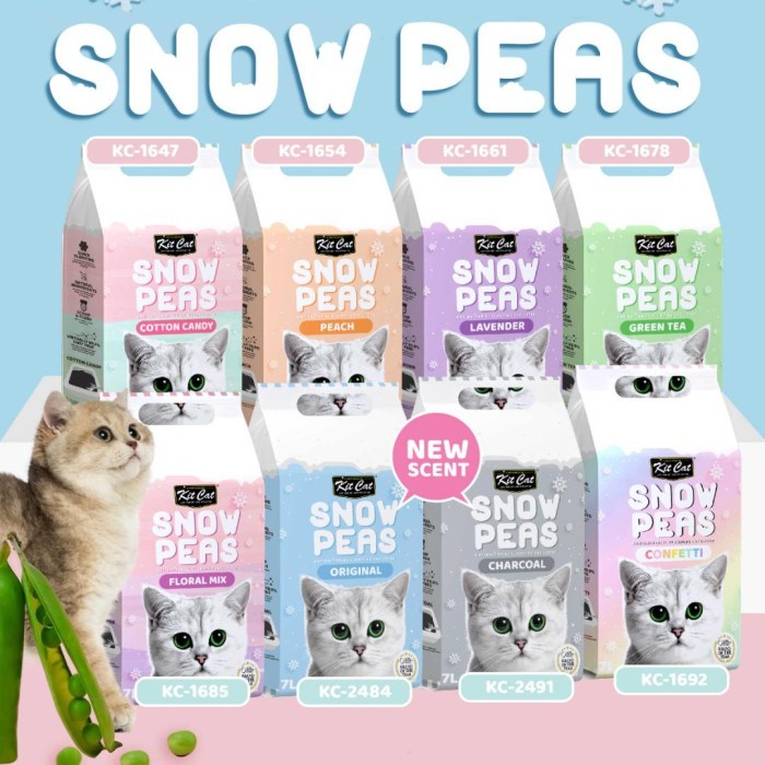 Jual SWR - Pasir Kit Cat Light Tofu Snow Peas 7L - Pasir Kucing ...