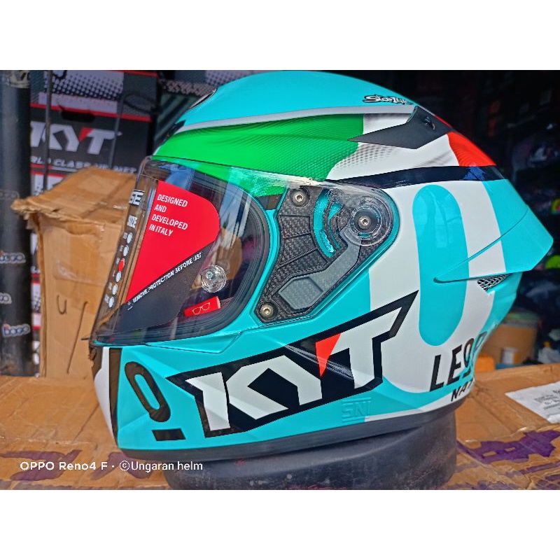 Jual Helm KYT TT COURSE DALLA PORTA LEOPARD | Shopee Indonesia