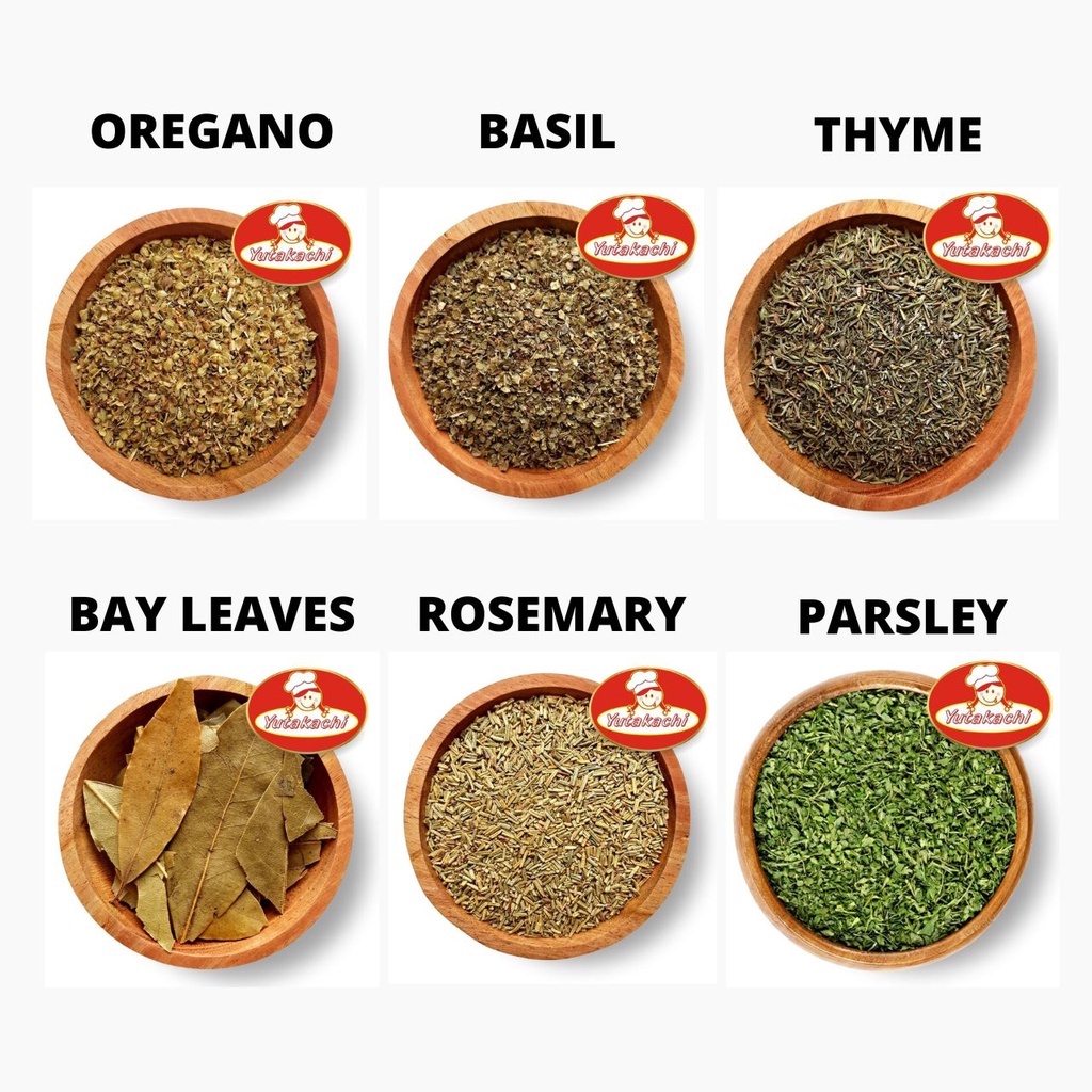 Jual (250gr) Oregano | Parsley | Basil | Thyme | Marjoram | Sage | Bay ...