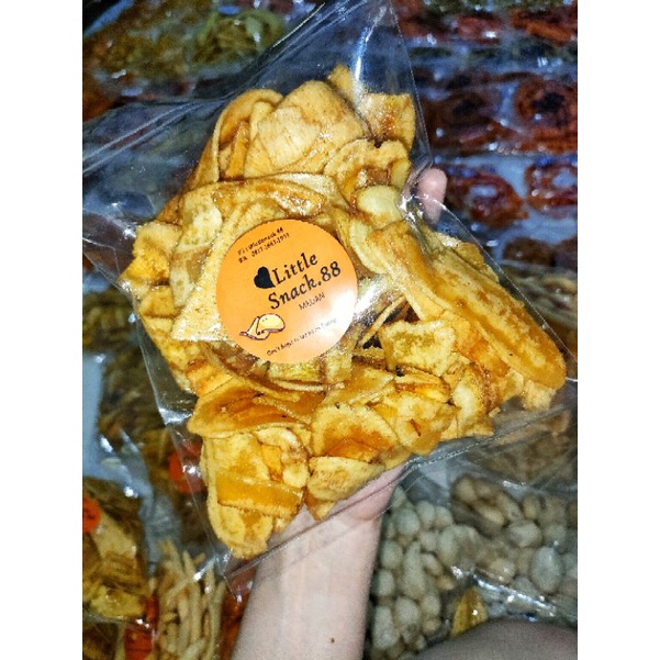 Jual Keripik Pisang Caramel Pisang Asin Gr Recomended Shopee Indonesia