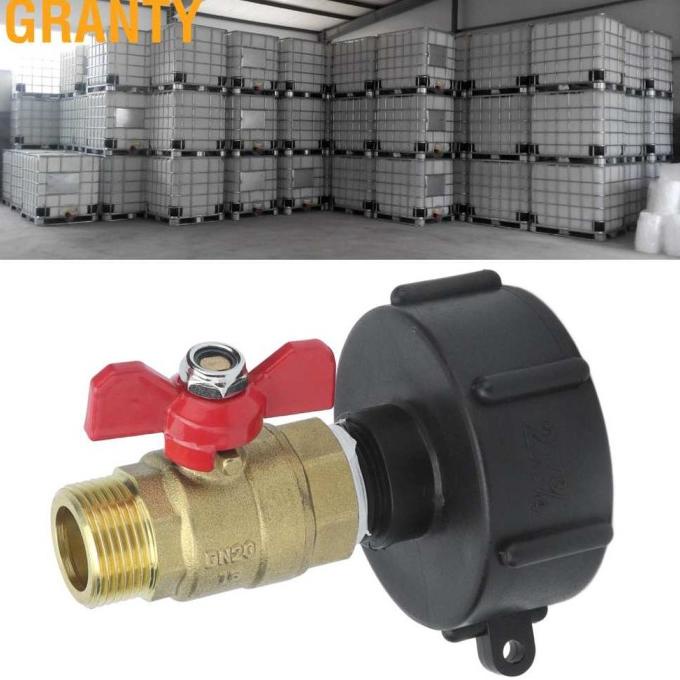 IBC Adapter Kugelhahn DN50 - 75mm Tankventil Für Container & Wassertanks