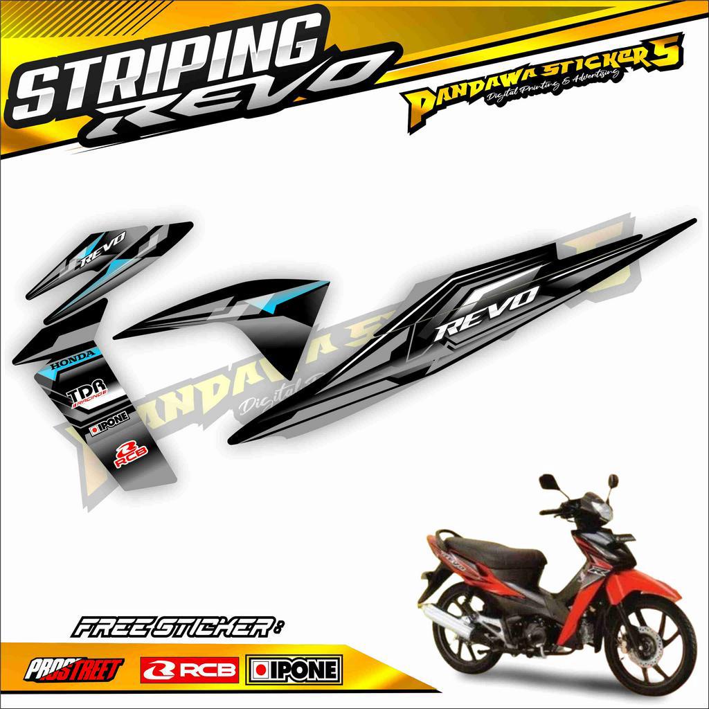 Jual STRIPING VARIASI MOTOR REVO OLD / STICKER LIST VARIASI HONDA REVO