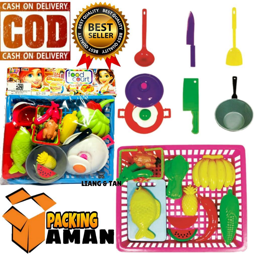 Jual ( BISA COD ) PROMO Mainan Anak Masak Masakan / Dapur Set / Cooking ...