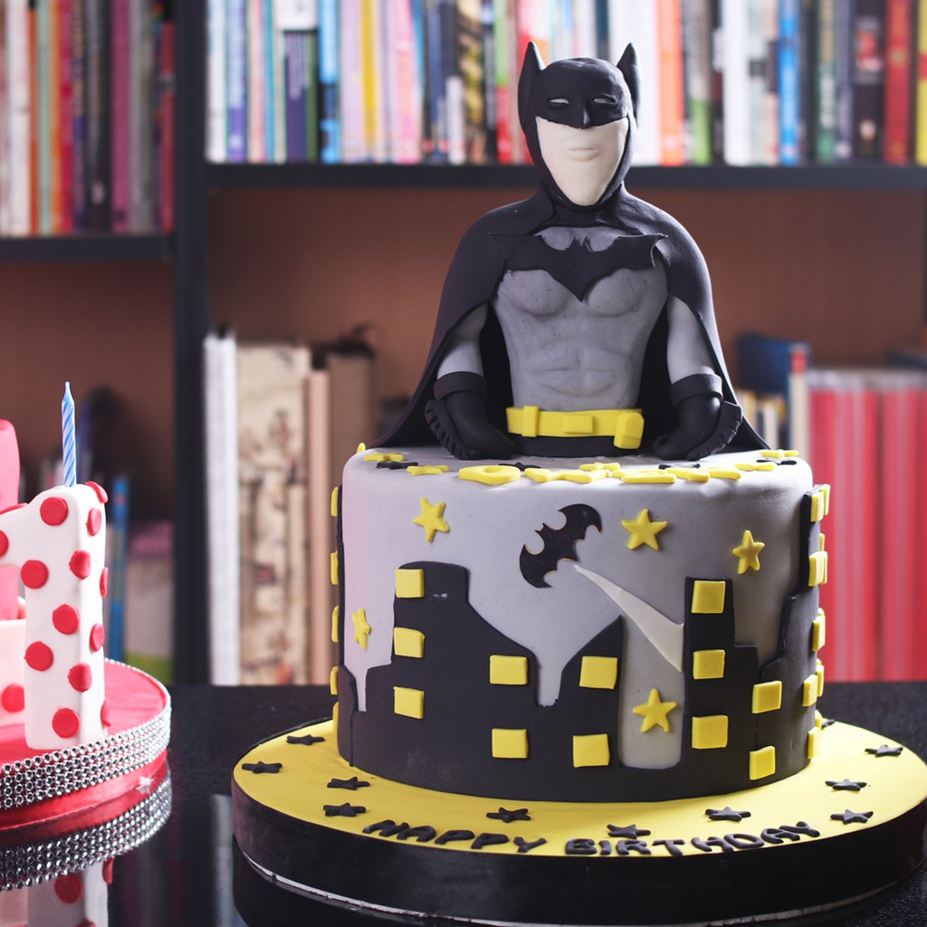Jual Kue Ulang Tahun Batman / diameter 20 cm / MOHON BACA KETERANGAN ...