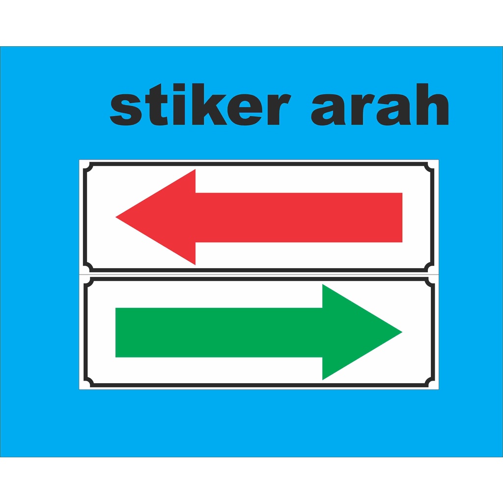 Jual stiker PETUNJUK ARAH | Shopee Indonesia