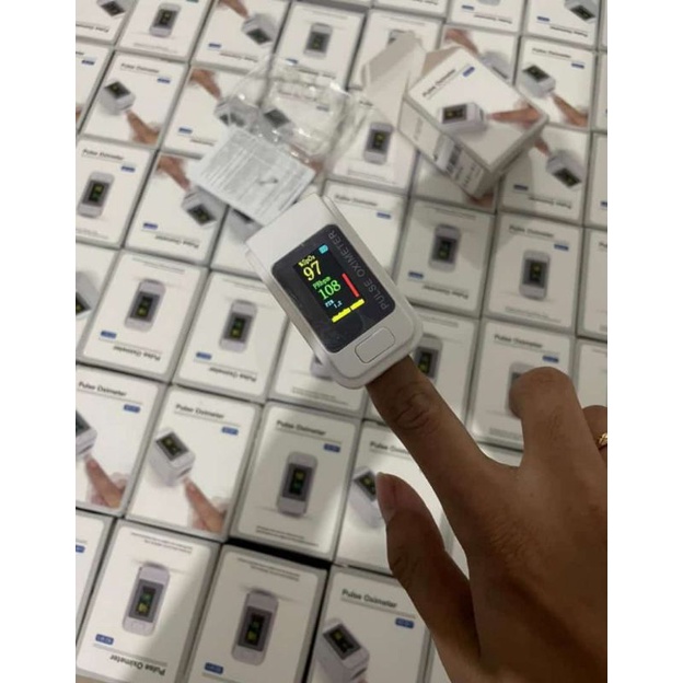 Jual Pulse Oximeter Oxymeter Fingertip Alat Ukur Cek Saturasi Oksigen ...