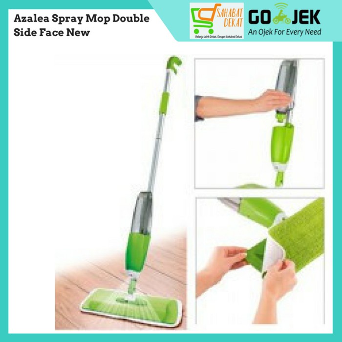 Jual New Azalea Spray Mop Double Side Face / Alat Pel dua sisi Azalea ...