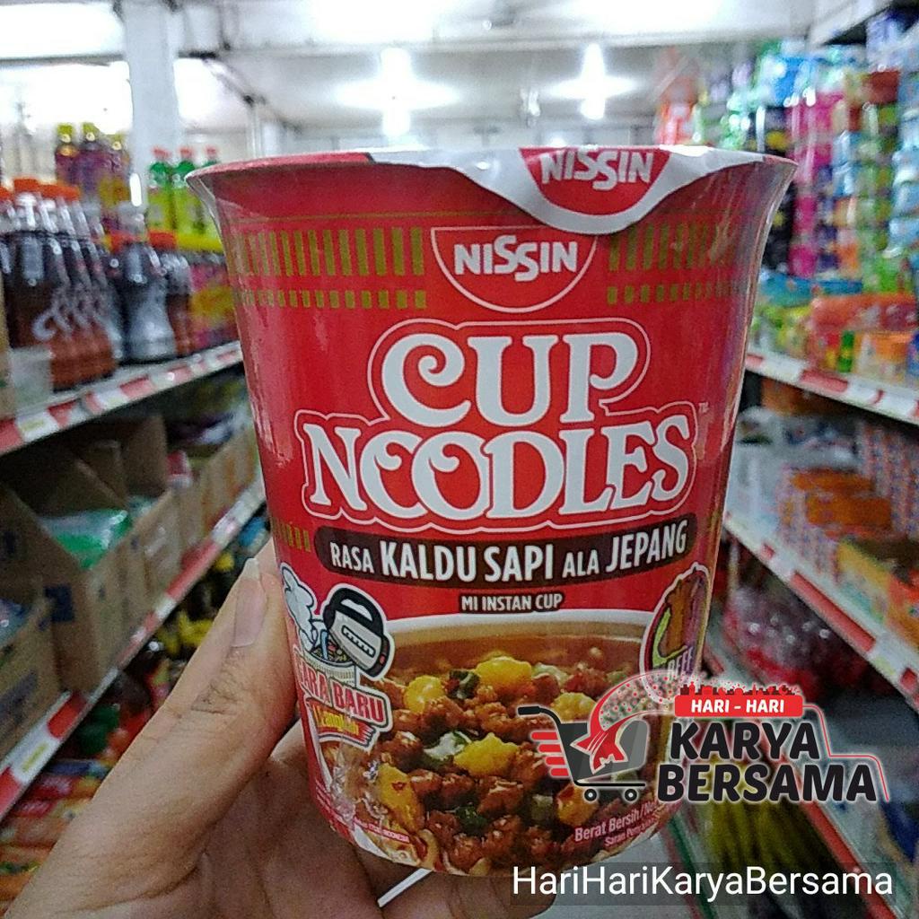 Jual Mie Instan Nissin Cup Noodles Rasa Kaldu Sapi Ala Jepang 66gr