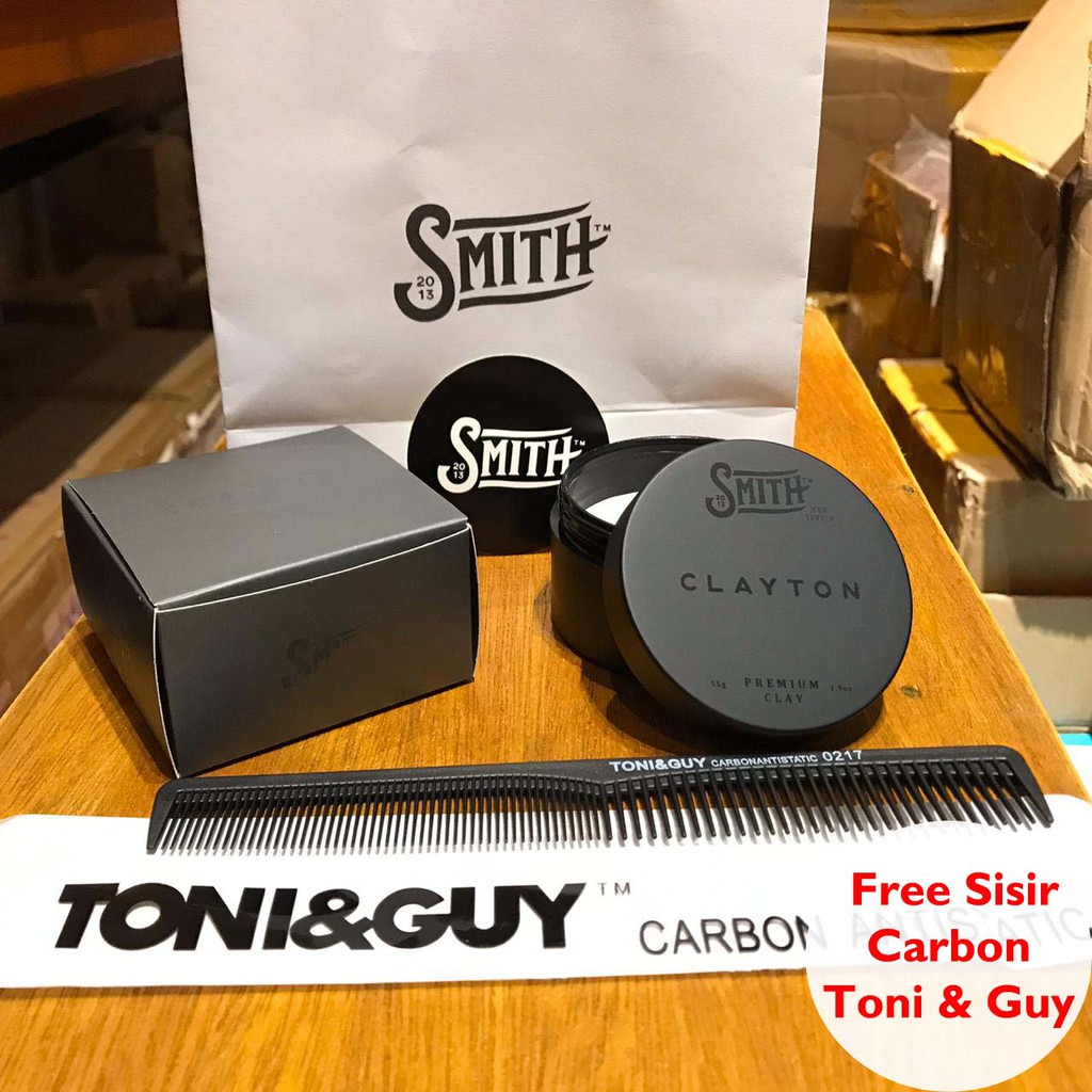 Jual Smith Clayton Premium Hair Clay Matte Finish Pomade 55gr BPOM