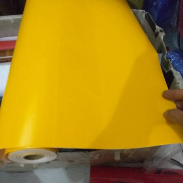 Jual Stiker Skotlet Warna Kuning Yellow Dof Lebar Atau Tinggi