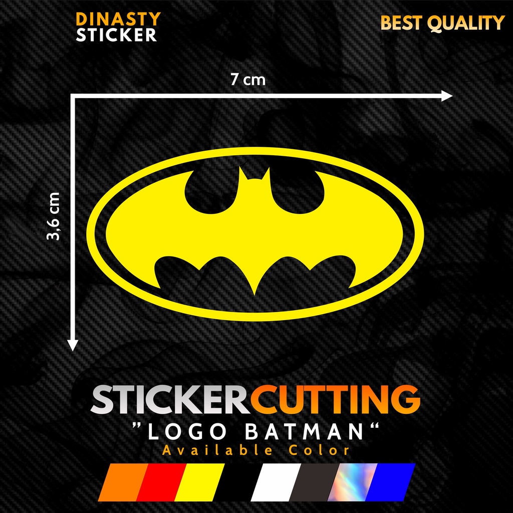 Jual STICKER STIKER CUTTING VIRAL LOGO BATMAN | Shopee Indonesia