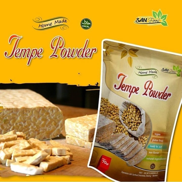 Jual TEMPE POWDER 70GR SANFOOD | Shopee Indonesia